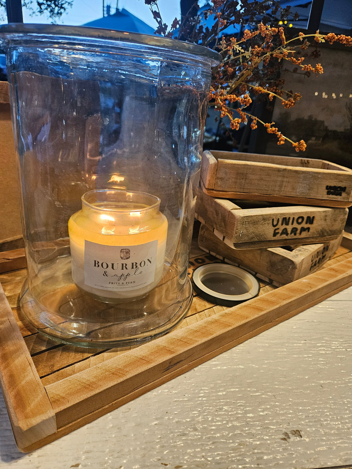 Bourbon & Apple Candle