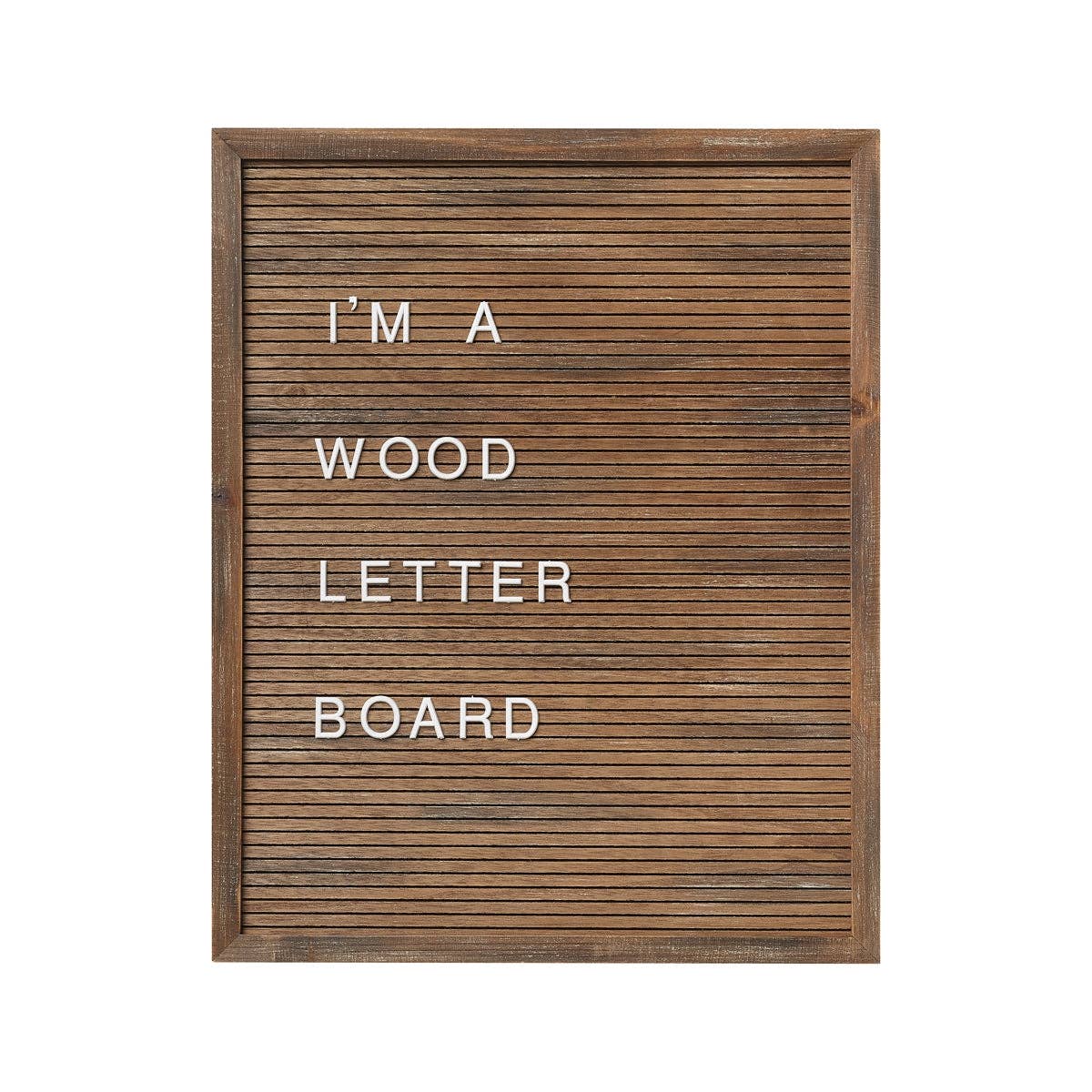 16x20 Wood Letter Board, 144 Letters & Symbols